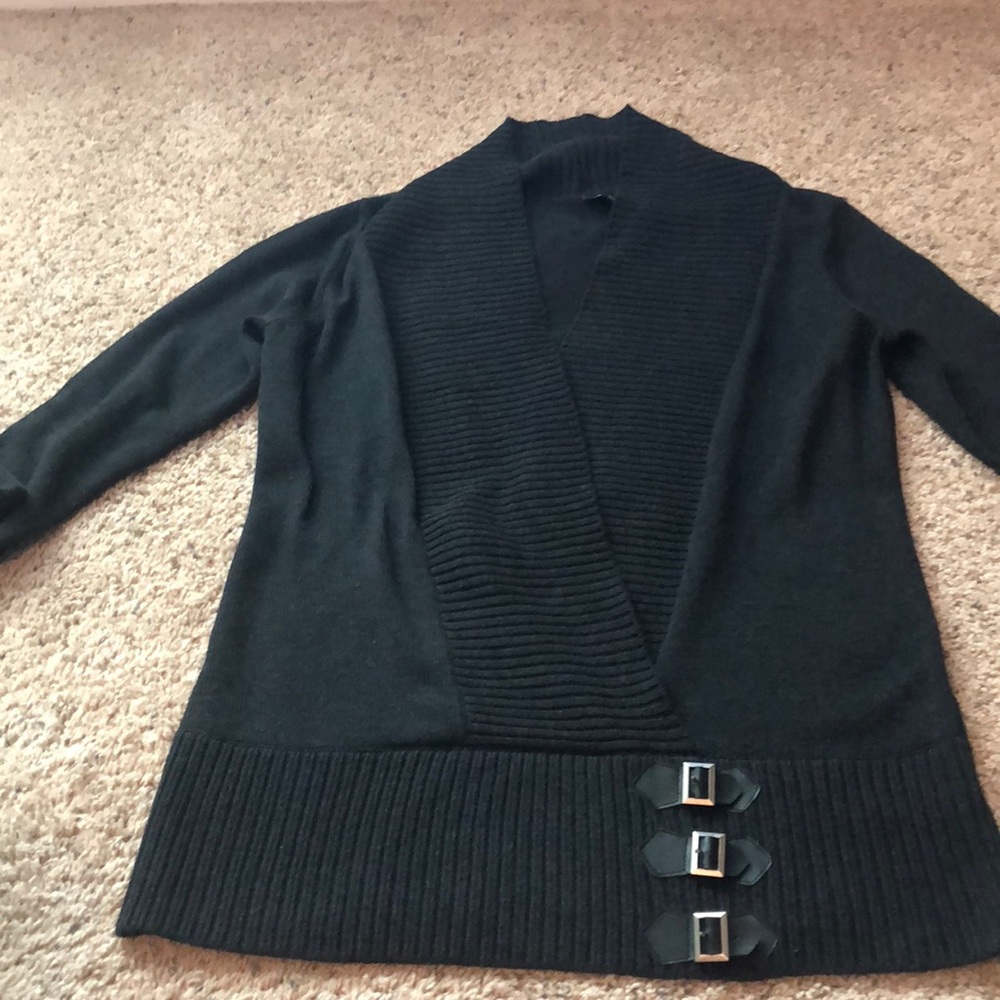 Alyx sweater with buckle details.